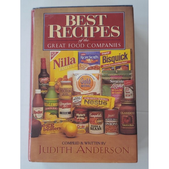 Best Recipes of the Great Food Companies Hardcover Vintage Cookbook 1990s Book - Picture 1 of 11